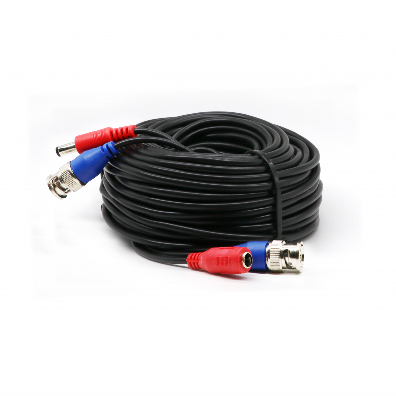 FSATECH VP-BD36K-xxM Combo BNC+DC CCTV cable OD:3.6mm, for cameara Kits length: 1~20M